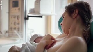 Franziska Hartmann nude, Martina Eitner-Acheampong nude. Monster im Kopf (2023) Pregnant an Lactation Scene