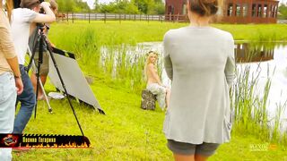 Hot Russian Singer in an Erotic Photo Shoot