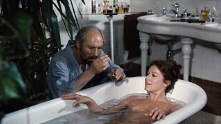 Hannelore Elsner naked. Underwater Nude in the pool scene. Berlinger (1975)