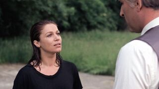 Hannelore Elsner naked. Underwater Nude in the pool scene. Berlinger (1975)