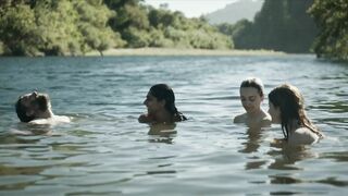 Kate Easton nude, Sunita Mani topless, Kayla Foster - The Wild (2023) Nudity and Sex Scenes