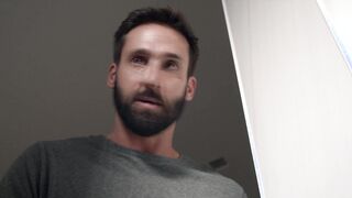 Olga Kurylenko hot.  She looks at a man's balls. Shafted (Super Males) (2025)