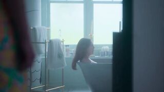 Meghann Fahy sexy, Julianne Moore hot - Sirens (2025) Season 01. Bathroom Scene