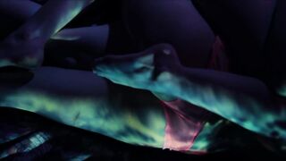 Misungi De La Nuit nude, Sally. Lesbian Movie Scene. Garden Of Love (2013)