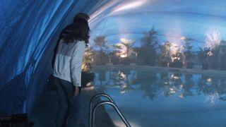 Frances Raines nude. The Mutilator (1984) Underwater