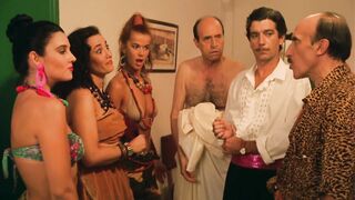 Analia Ivars nude, Pilar Orive, Esther del Prado nude. Topless Young Girls and Old Men. Pelotazo nacional (1993)