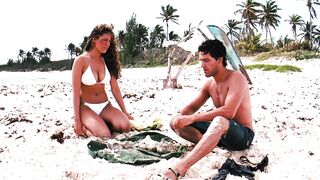 Kelly Brook nude. Survival Island (2005) Topless Celebrity